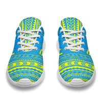 Palau Sporty Sneakers - Polynesian Chief Flag Version - Polynesian Pride