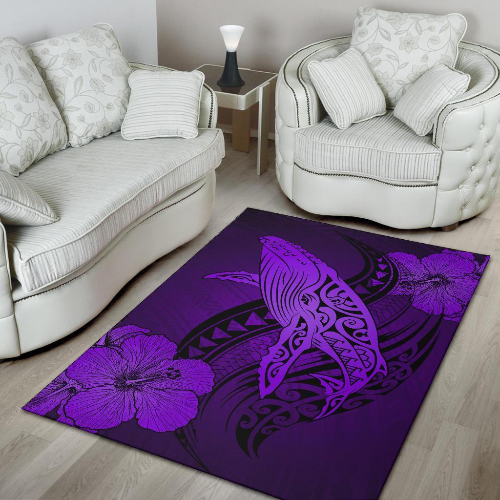 Hawaii Polynesia Whale Hibiscus - Purple - Polynesian Pride