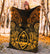 Guam Polynesian Premium Blanket - Gold Turtle Homeland - Polynesian Pride