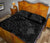 Turtle Hibiscus Map Grey Quilt Bed Set - Polynesian Pride