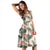 Hawaii Hibiscus Plumeria Tropical Red Midi Dress - Polynesian Pride