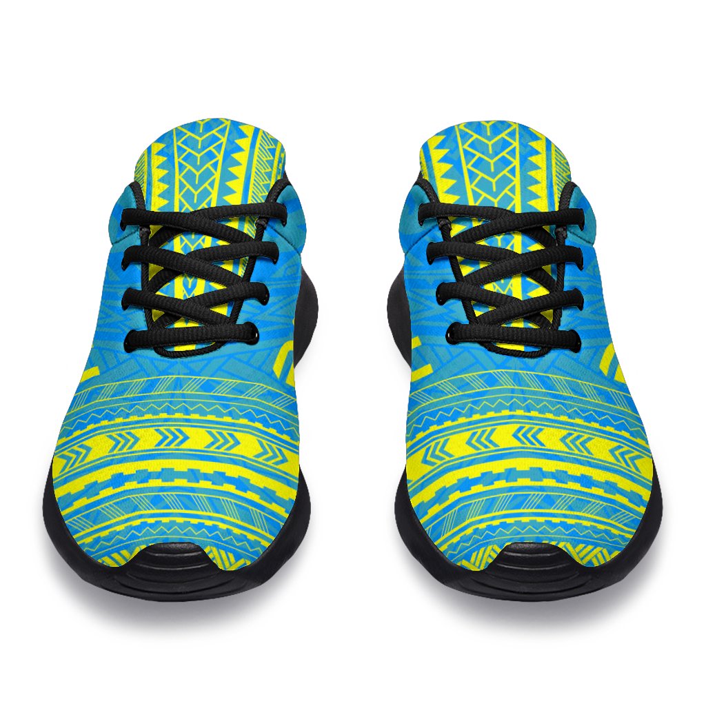 Palau Sporty Sneakers - Polynesian Chief Flag Version - Polynesian Pride