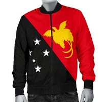 Papua New Guinea Flag Men's Bomber Jackets - Polynesian Pride