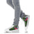 New Caledonia High Top Shoes - Turtle Plumeria Banana Leaf Crest - Polynesian Pride