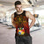 Tonga Polynesian Men's Tank Top - Red Manta Ray - Polynesian Pride