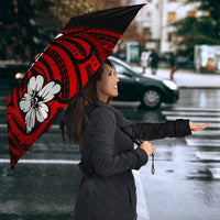 Mate Ma'a Tonga Rugby All Over Print Umbrellas Polynesian Unique Vibes - Red - Polynesian Pride