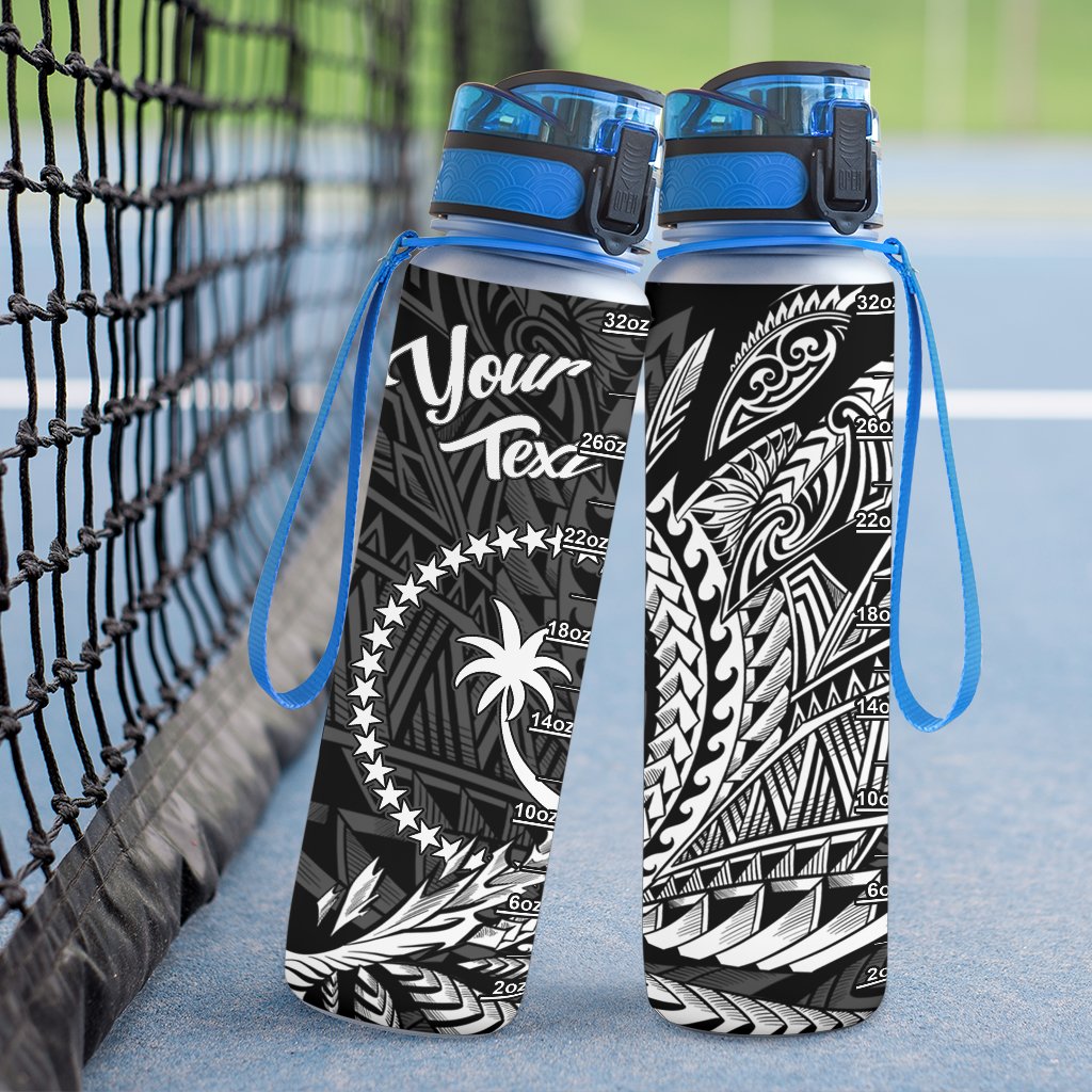 Chuuk State Custom Personalised Hydro Tracking Bottle - Wings Style - Polynesian Pride