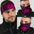 Hawaiian Bandana Coat Of Arm Polynesian Bandana 3-Pack - Circle Style Pink - Polynesian Pride