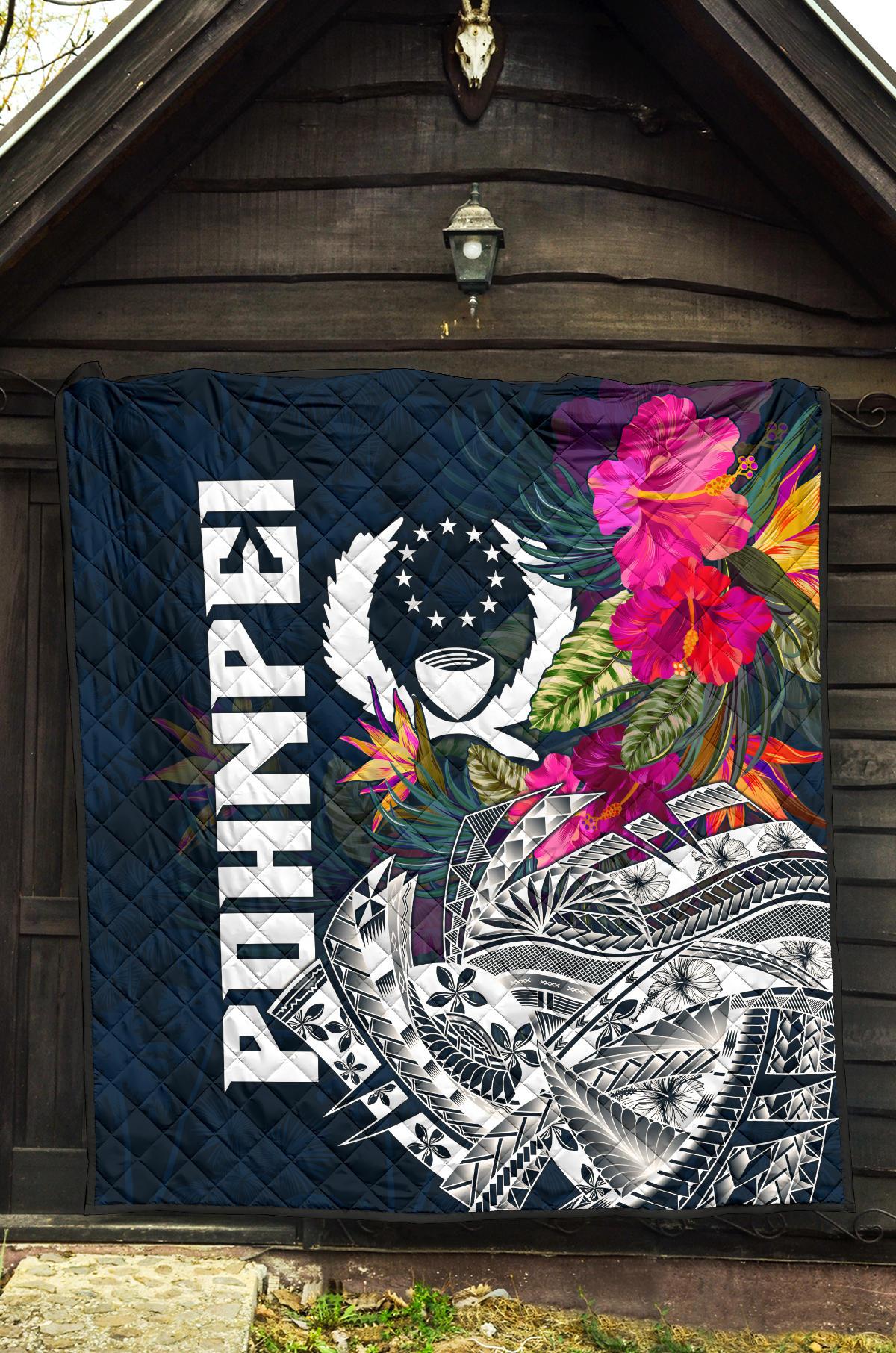 Pohnpei Premium Quilt - Pohnpei Summer Vibes - Polynesian Pride