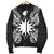 Nauru Polynesian Men's Bomber Jacket Map Black - Polynesian Pride