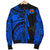 Polynesian Guinea Men's Bomber Jacket - Moana Maui Tattoo With Coat Of Arm Guinea Blue - Polynesian Pride