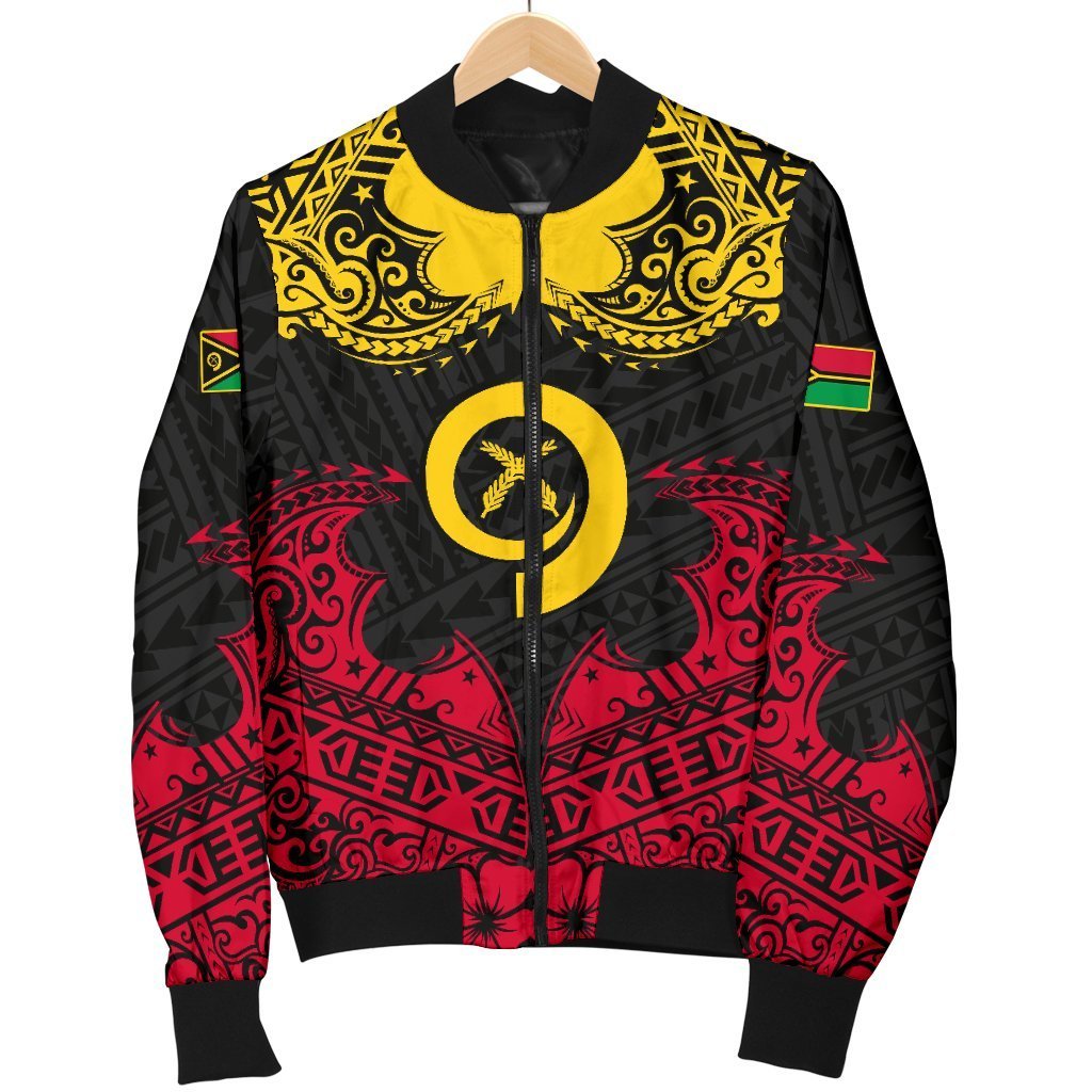 Vanuatu Men's Bomber Jacket Melanesia Island Paradise - Polynesian Pride