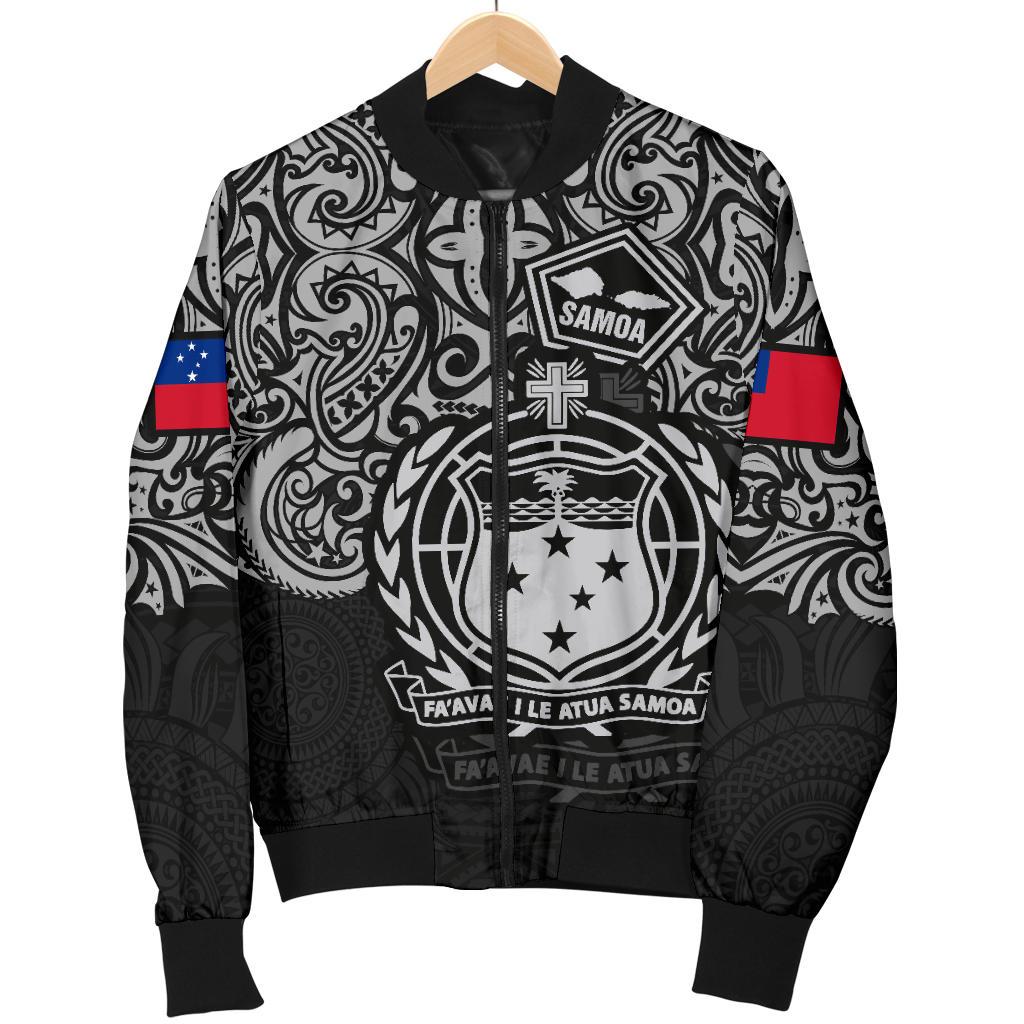 Samoa Polynesian Pride Bomber Jacket (Men) - Pride of Samoa - Polynesian Pride