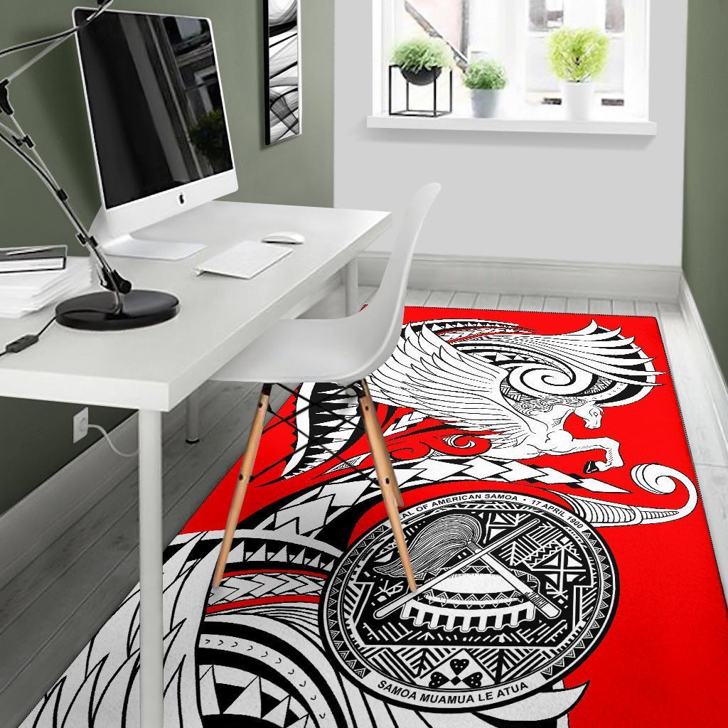 American Samoa Area Rug - Angel Horse - Polynesian Pride