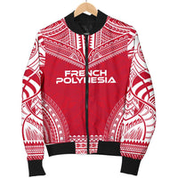 French Polynesia Flag Polynesian Chief Men's Bomber Jacket - Polynesian Pride