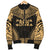 Papua New Guinea Polynesian Chief Men's Bomber Jacket - Gold Version - Polynesian Pride