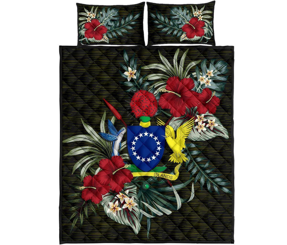 Cook Islands Polynesian Quilt Bed Set - Special Hibiscus - Polynesian Pride