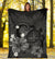 Hawaii Turtle Poly Tribal Gray Premium Blanket - Polynesian Pride
