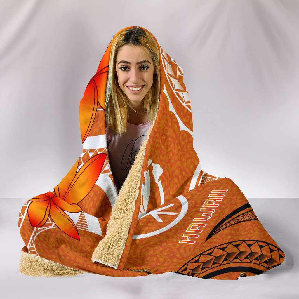 Hawaii Hooded Blanket - Hawaiian Spirit - Polynesian Pride