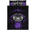 Marquesas Islands Polynesian Quilt Bed Set Hibiscus Purple - Polynesian Pride
