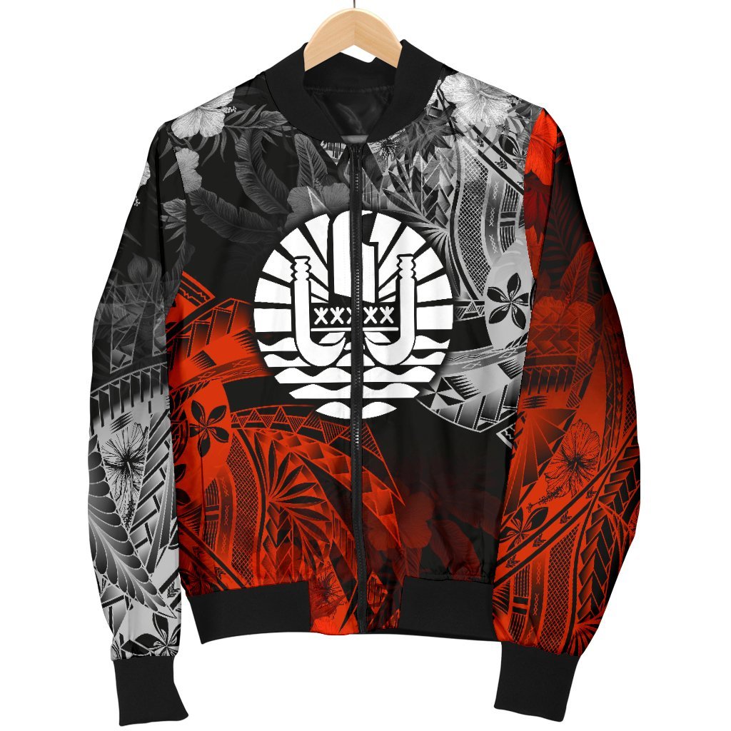 Tahiti Polynesian Men's Bomber Jacket - Vintage Polynesian Turtle - Polynesian Pride