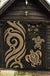 Fiji Polynesian Premium Quilt - Gold Tentacle Turtle Crest - Polynesian Pride