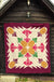 Hawaiian Pineapple Pattern Premium Quilt - Burgundy - Argu Style - AH - Polynesian Pride