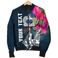 Samoa Custom Personalised Men's Bomber Jacket - Summer Vibes - Polynesian Pride