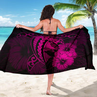 Hawaii Hibiscus Sarong - Harold Turtle - Pink - Polynesian Pride