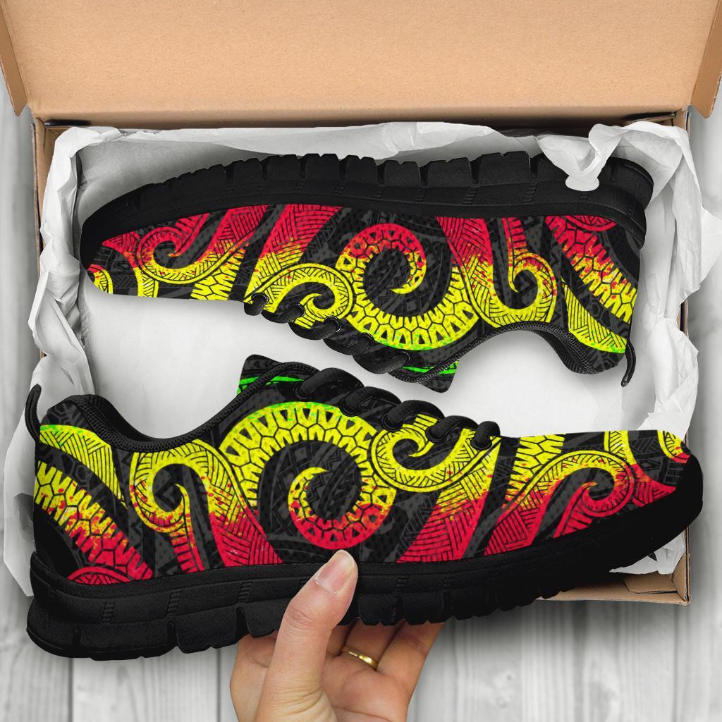 Fiji Polynesian Sneakers - Reggae Tentacle Turtle - Polynesian Pride