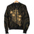 Polynesian Men's Bomber Jacket - Gold Pineapple - Polynesian Pride