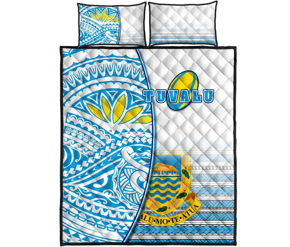 Tuvalu Rugby Quilt Bed Set Special - Polynesian Pride