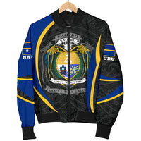 Nauru Polynesian Bomber Jacket (Men) - Nauru Spirit (Original) - Polynesian Pride
