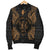 Niue Polynesian Men's Bomber Jacket Map Gold - Polynesian Pride
