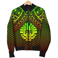 Polynesian Tahiti Personalised Men's Bomber Jacket - Reggae Vintage Polynesian Patterns - Polynesian Pride
