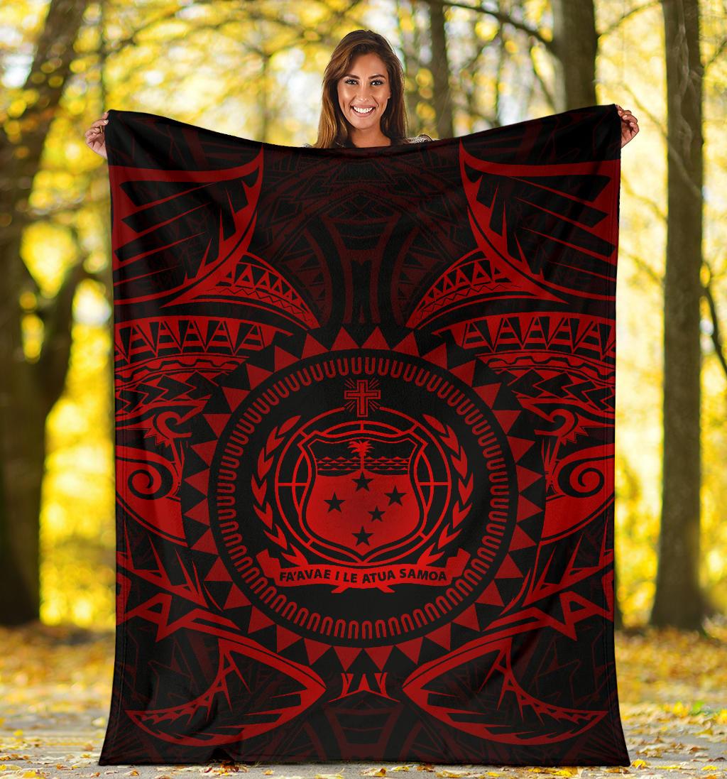 Samoa Polynesian Premium Blanket - Samoa Red Seal - Polynesian Pride