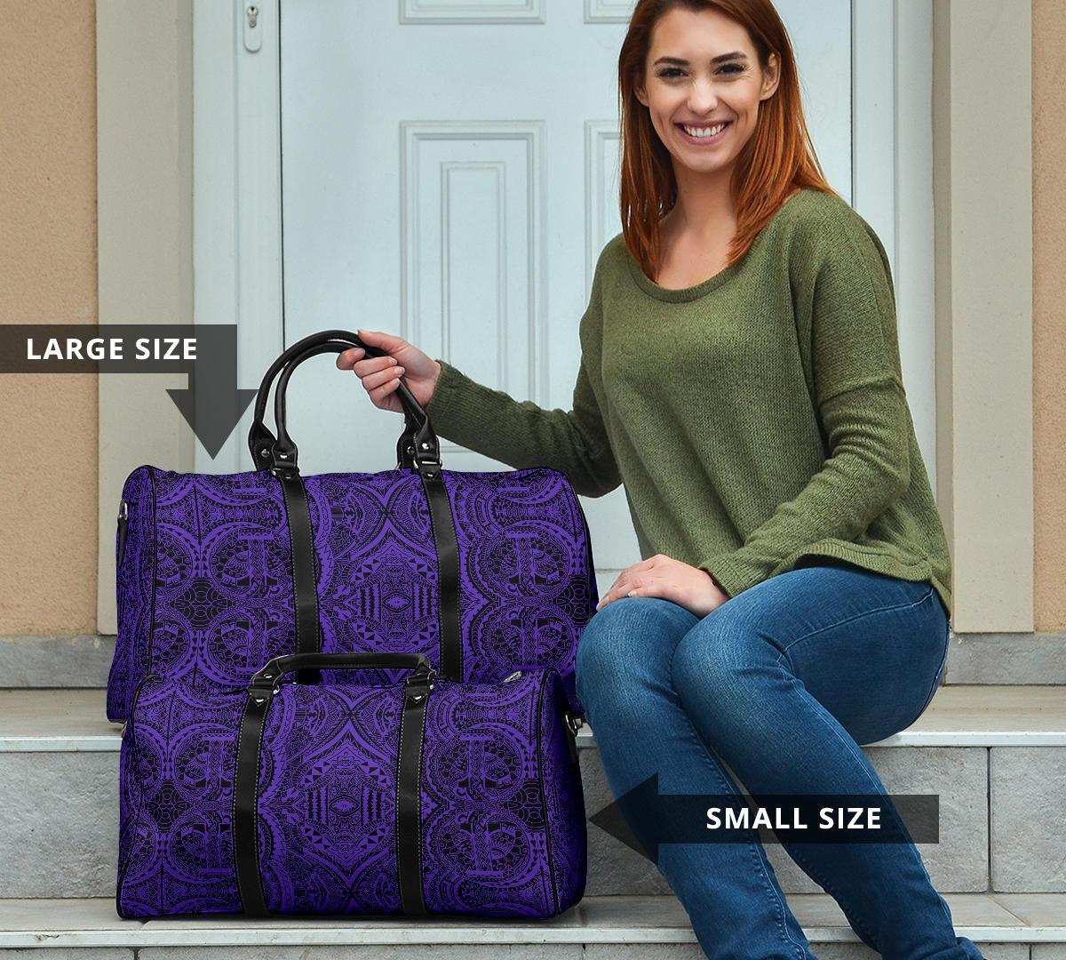 Polynesian Symmetry Violet Hawaii Travel Bag - Polynesian Pride