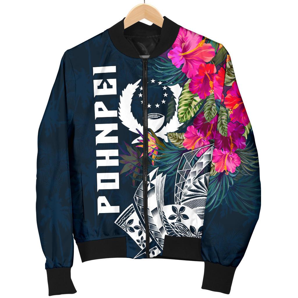 Pohnpei Men's Bomber Jacket - Pohnpei Summer Vibes - Polynesian Pride