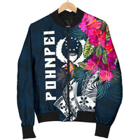 Pohnpei Men's Bomber Jacket - Pohnpei Summer Vibes - Polynesian Pride