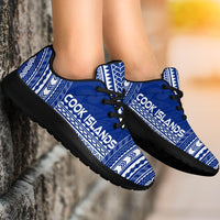 Cook Islands Sporty Sneakers - Polynesian Chief Flag Version - Polynesian Pride