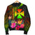 Wallis and Futuna Polynesian Personalised Men's Bomber Jacket - Hibiscus and Banana Leaves - Polynesian Pride