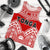 Tonga Polynesian Tribal Pattern Men's Tank Top Red - Polynesian Pride