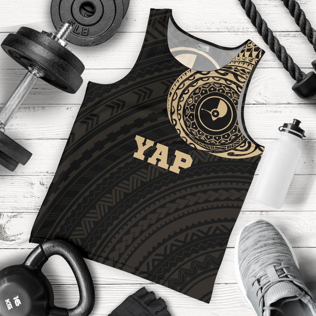 Yap Micronesia Tattoo Tank Top A7 - Polynesian Pride