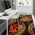 New Caledonia Polynesian Area Rug - Gold Plumeria - Polynesian Pride