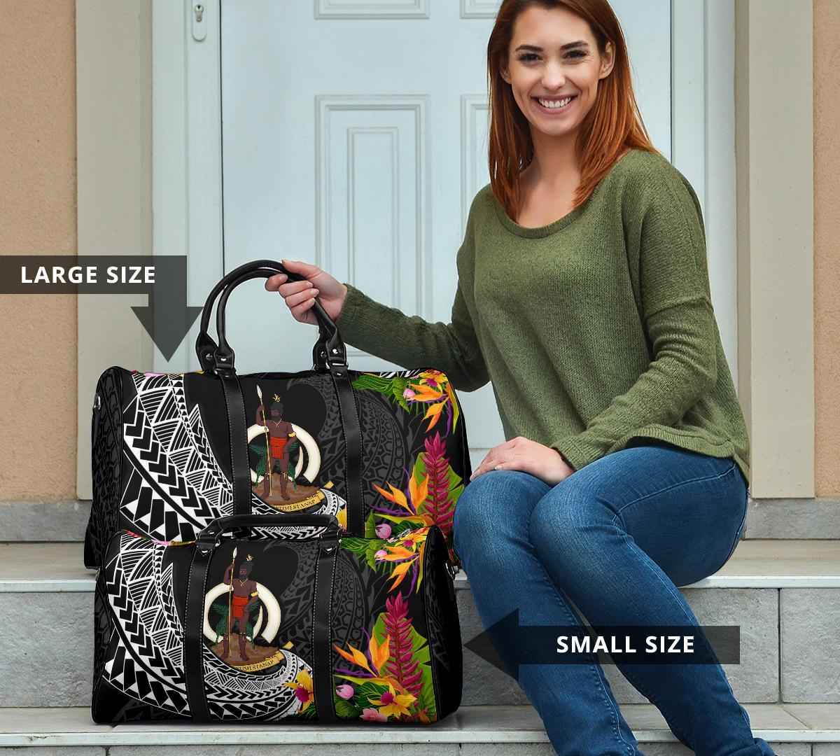 Vanuatu Travel Bag - Seal Spiral Polynesian Patterns - Polynesian Pride