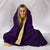 Hawaii Hibiscus Hooded Blanket - Harold Turtle - Purple - Polynesian Pride
