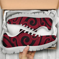 Guam Polynesian Sneakers - Red Tentacle Turtle - Polynesian Pride