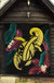 Hawaii Turtle Polynesian Tropical Premium Quilt - Ghia Style Yellow - Polynesian Pride