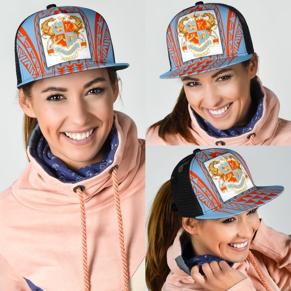 Hawaii - Kalaheo High Trucker Hat - AH - Polynesian Pride