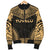 Tuvalu Polynesian Chief Women'S Bomber Jacket - Gold Version - Polynesian Pride